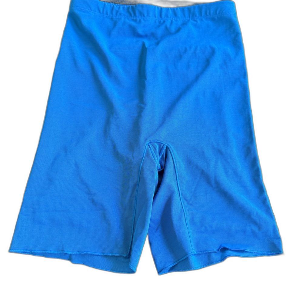YITTY Mesh Me Smoothing High Rise Biker Shorts XL Cobalt Blue Pilates Princess